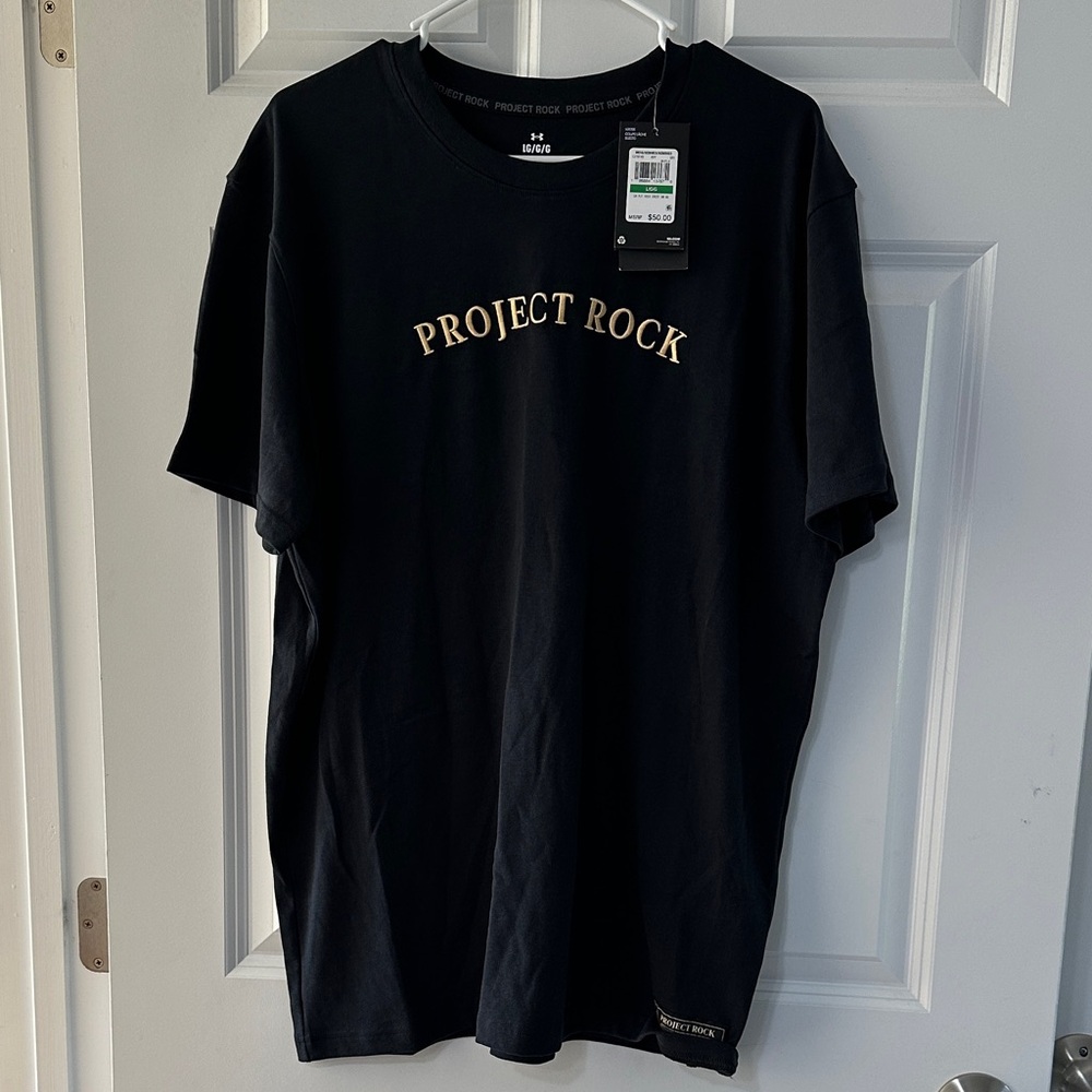 Under Armour Project Rock Black Tee